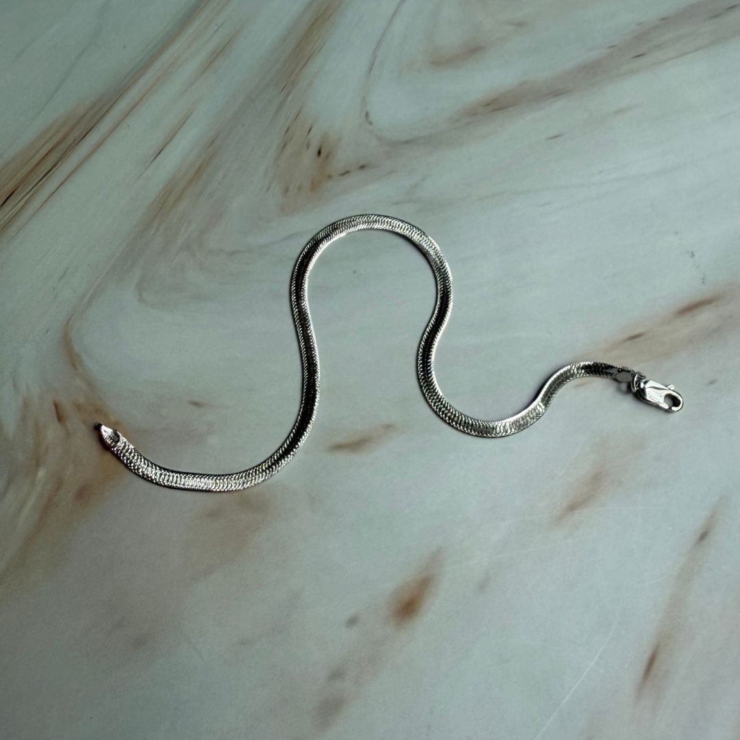 925 Sterling Silver Snake Chain Bracelet