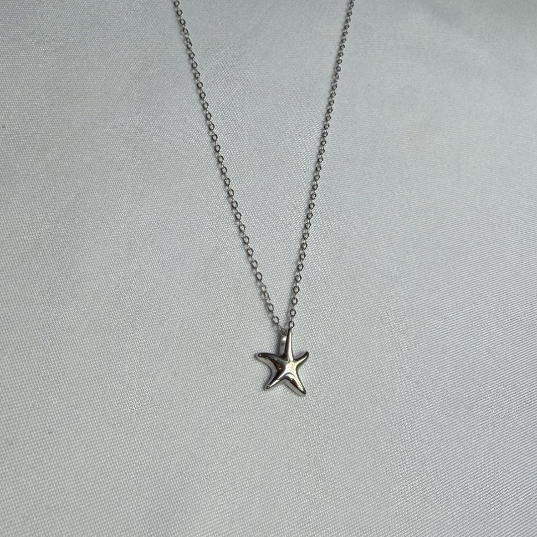925 Sterling Silver Star Pendant Necklace