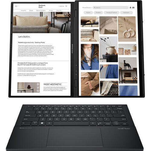 ASUS 14" Zenbook DUO UX8406 Multi-Touch Notebook ultra 9