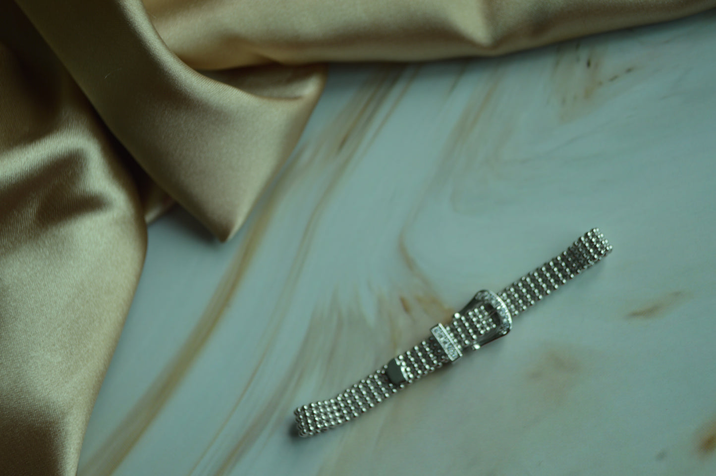 925 Silver Beaded Link Bracelet – Modern Elegance with a Luxe Touch