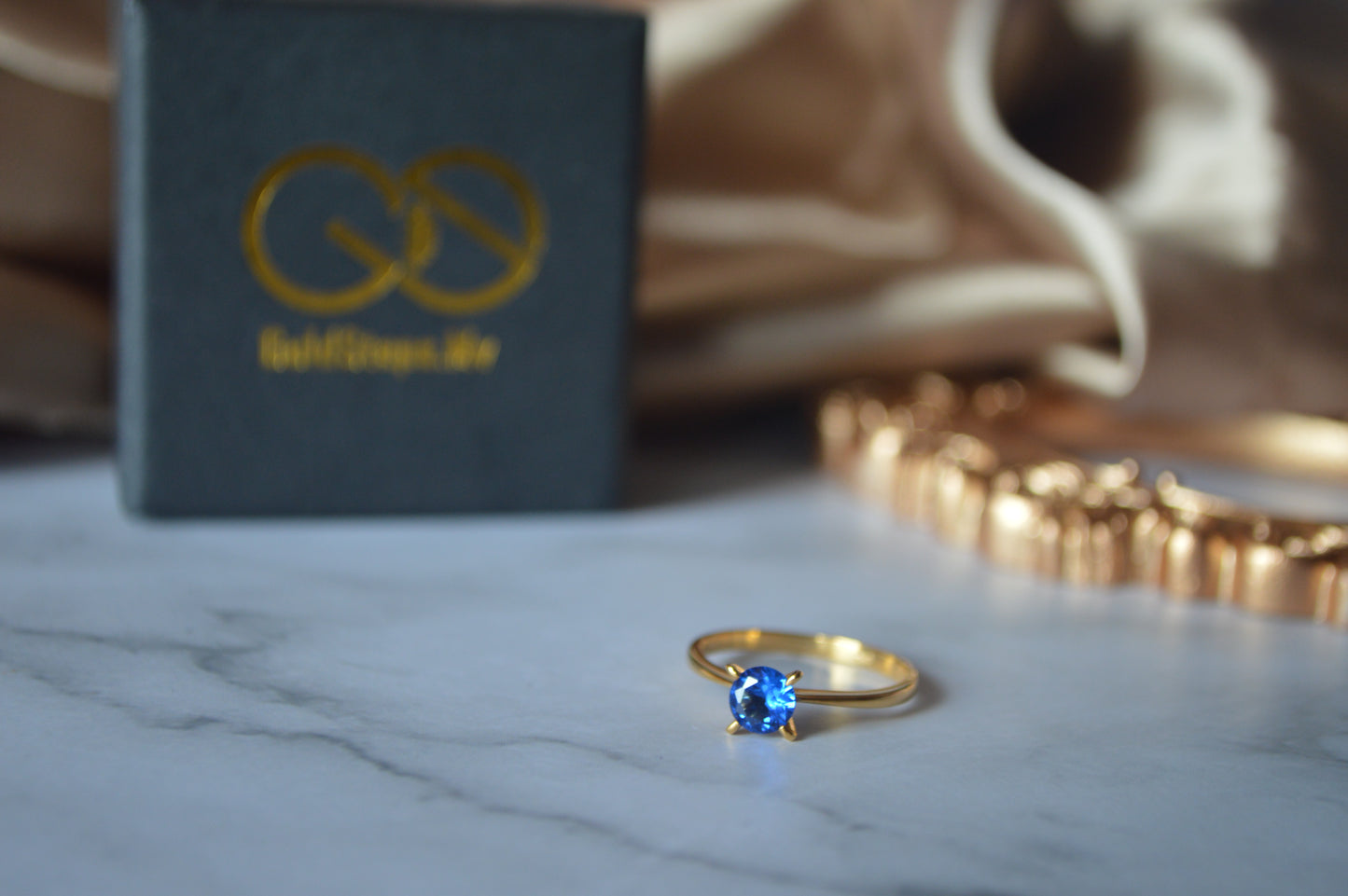 GS0543 18k original gold ring
