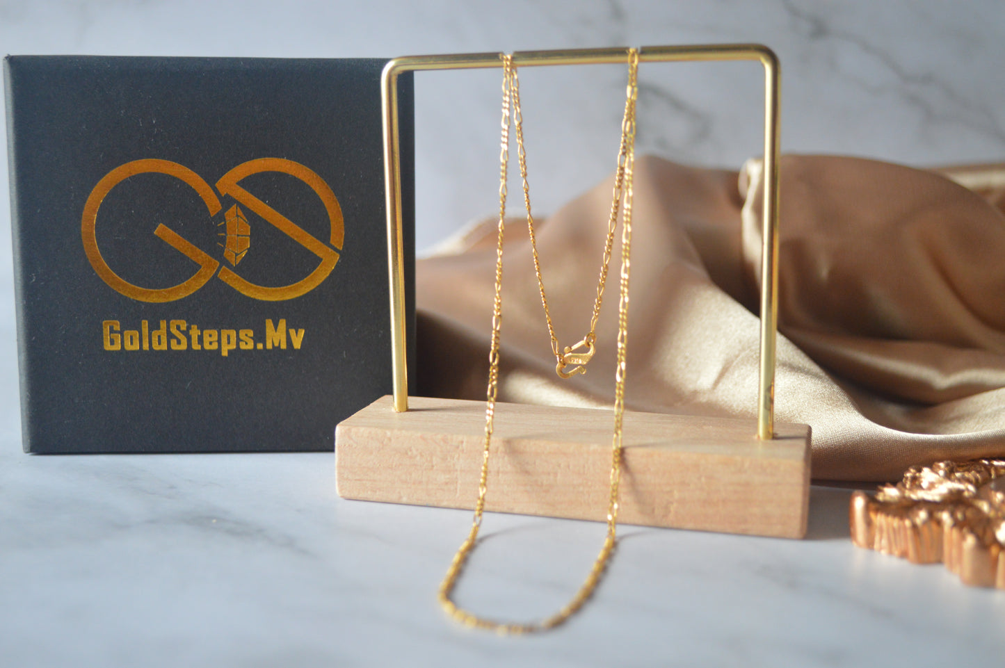 GS0551 original gold 22k unique chain design necklace