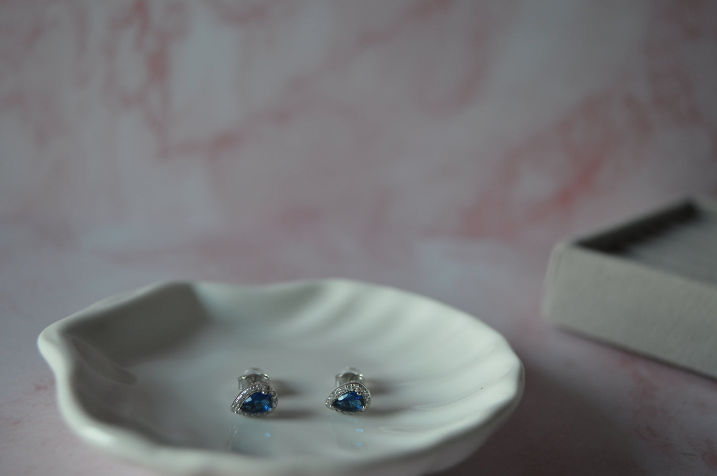 Silver 925 Teardrop Earrings for Women