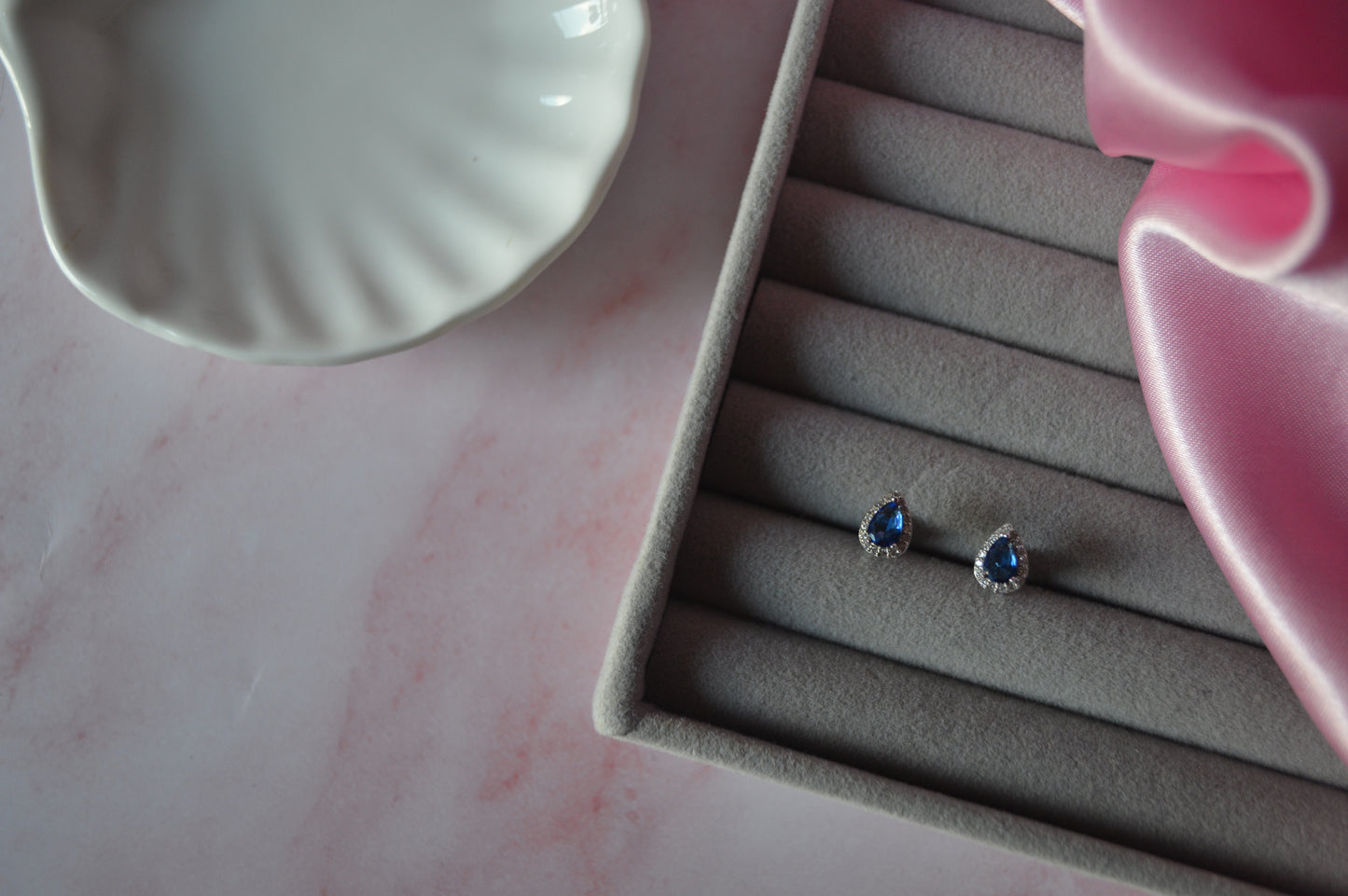 Silver 925 Teardrop Earrings for Women