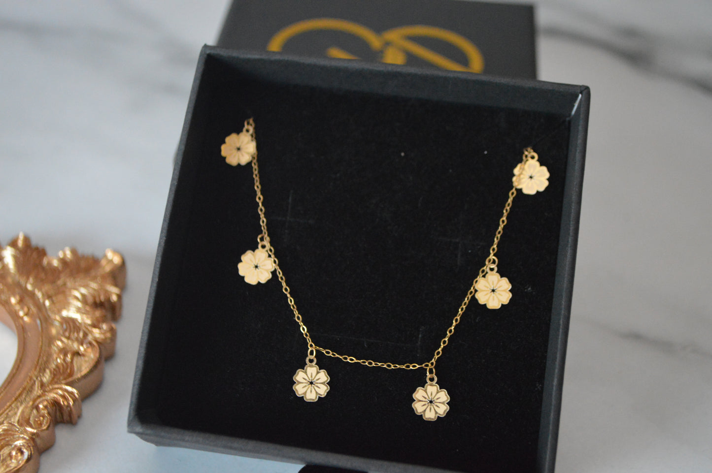 GS0437 original gold anklet