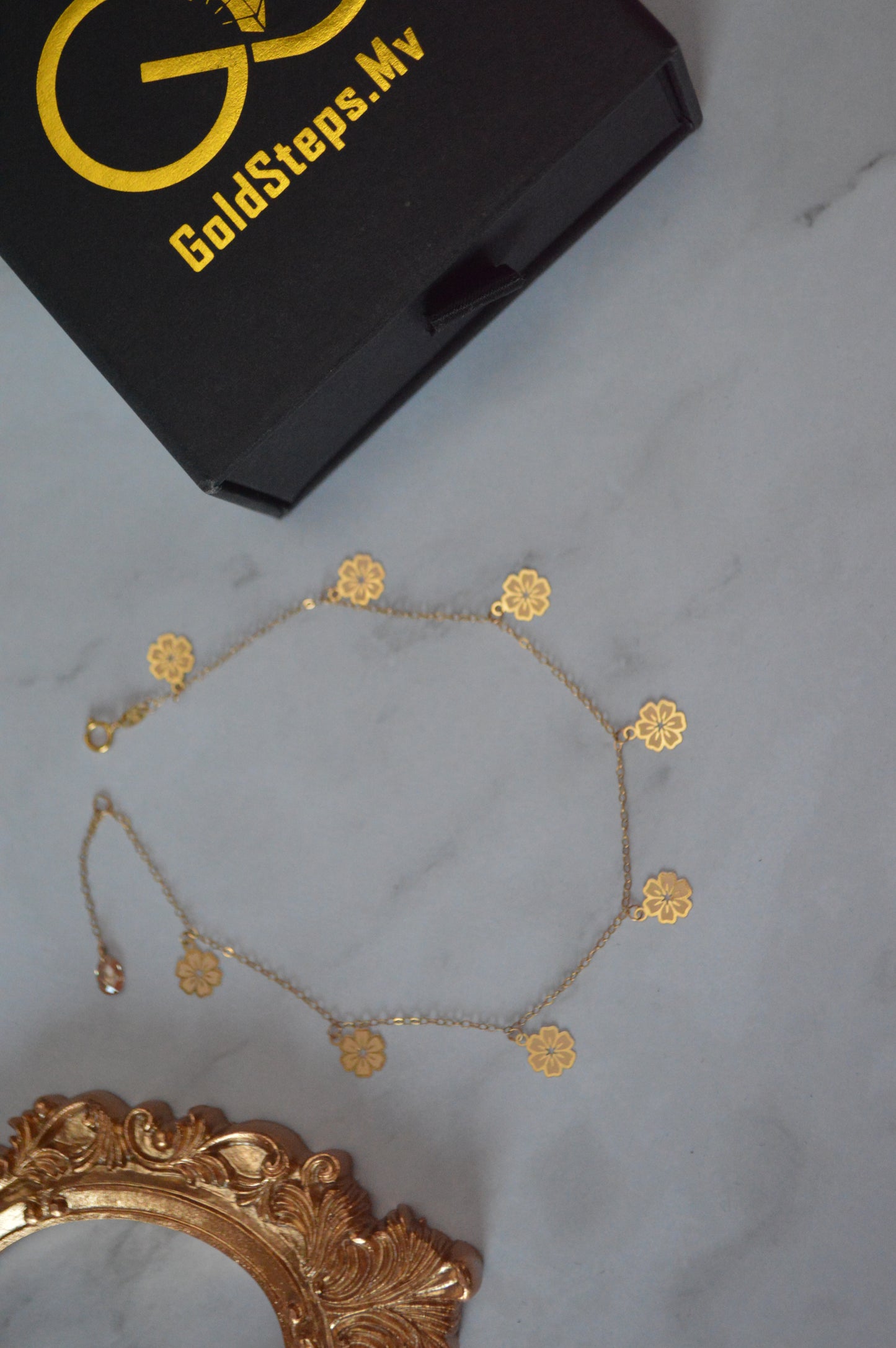 GS0437 original gold anklet