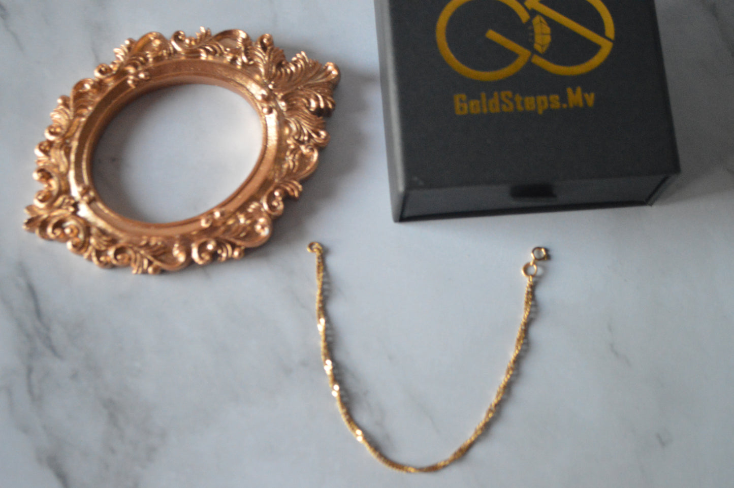 GS0459 18k original gold olhi design bracelet