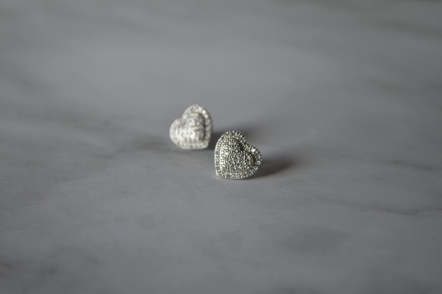 Radiant Heart 925 Silver Earrings