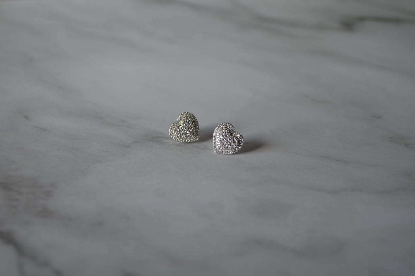 Radiant Heart 925 Silver Earrings