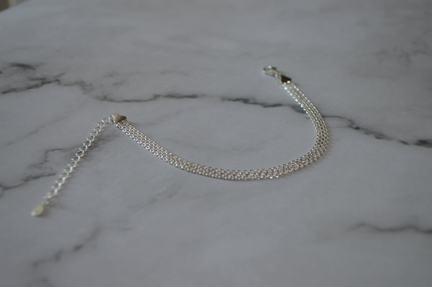 Sterling Silver 925 Adjustable Fine Link Bracelet – Minimalist Everyday Shine