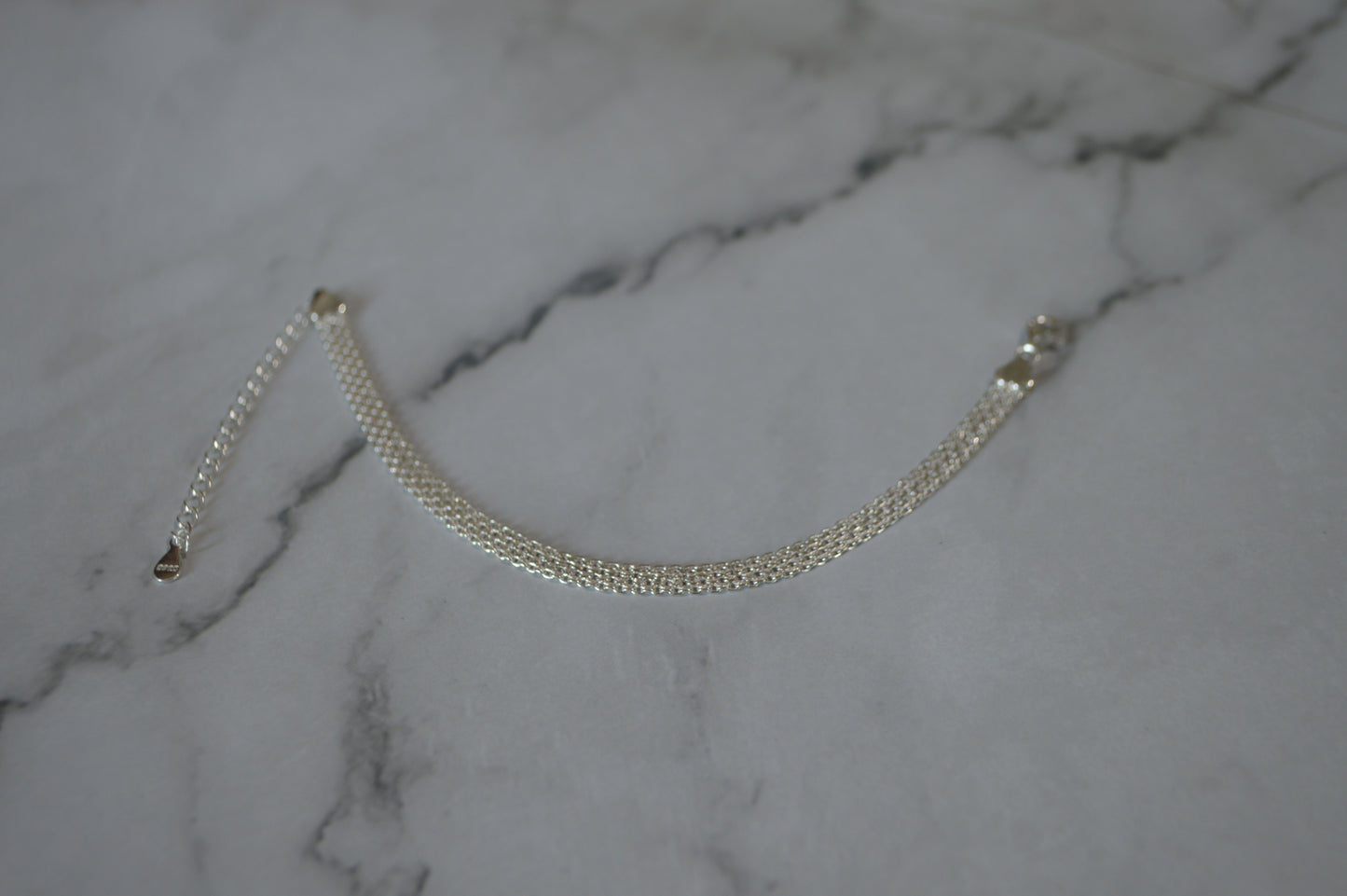 Sterling Silver 925 Adjustable Fine Link Bracelet – Minimalist Everyday Shine