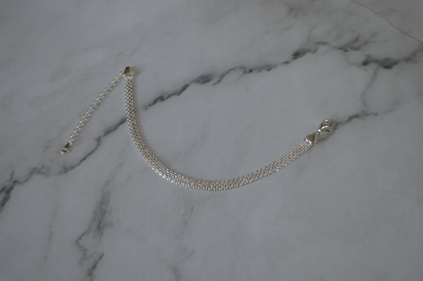 Sterling Silver 925 Adjustable Fine Link Bracelet – Minimalist Everyday Shine
