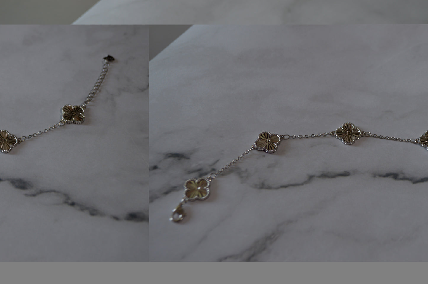 Silver 925 Clover Charm Bracelet – Lucky Elegance in Every Detail