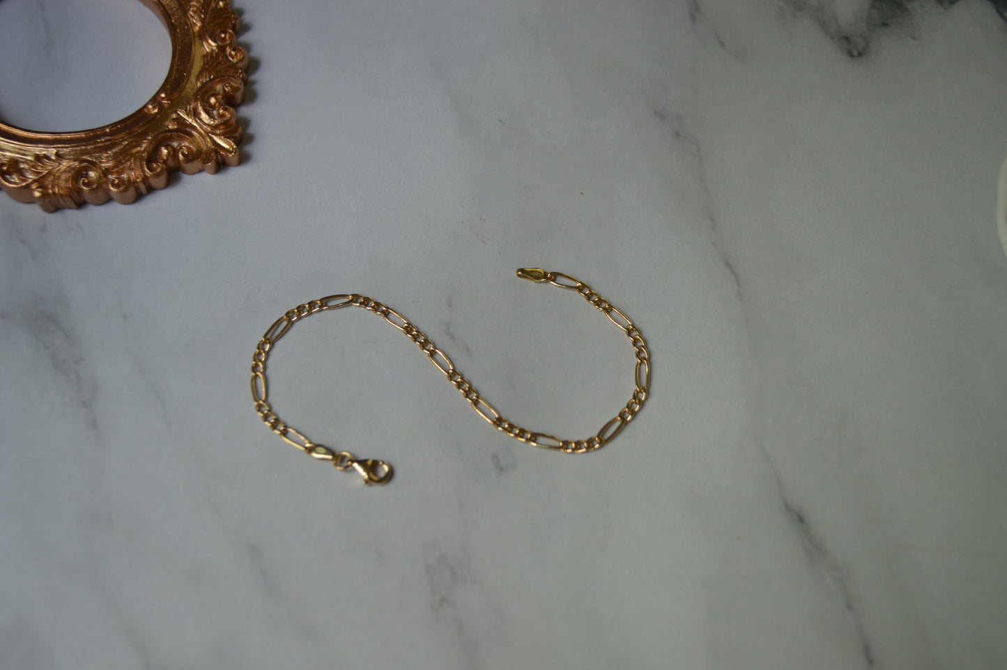 18k Gold Italian Chain Bracelet – 7.5 Inches