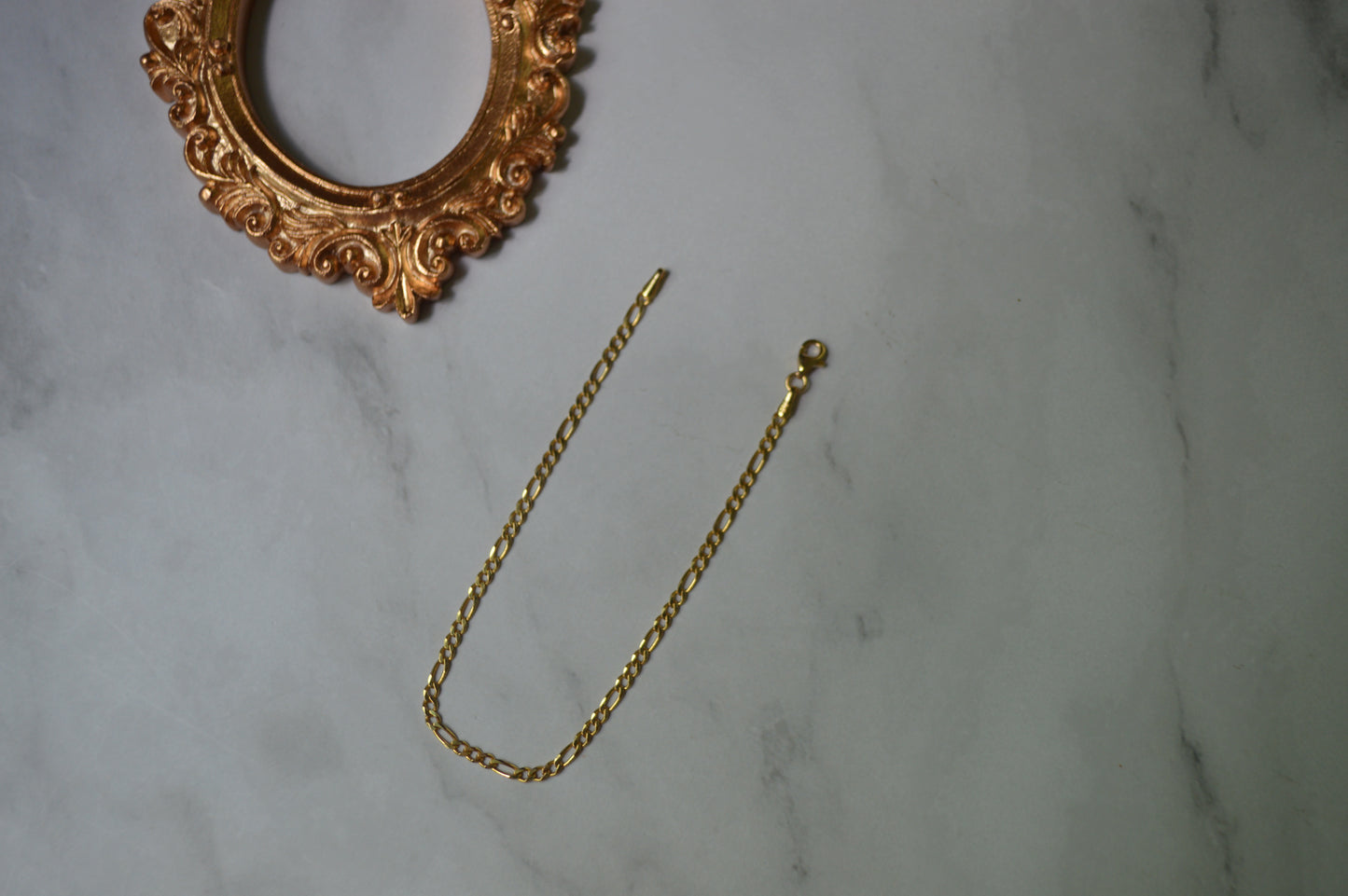 18k Solid Gold Italian Chain Bracelet – 8 Inches
