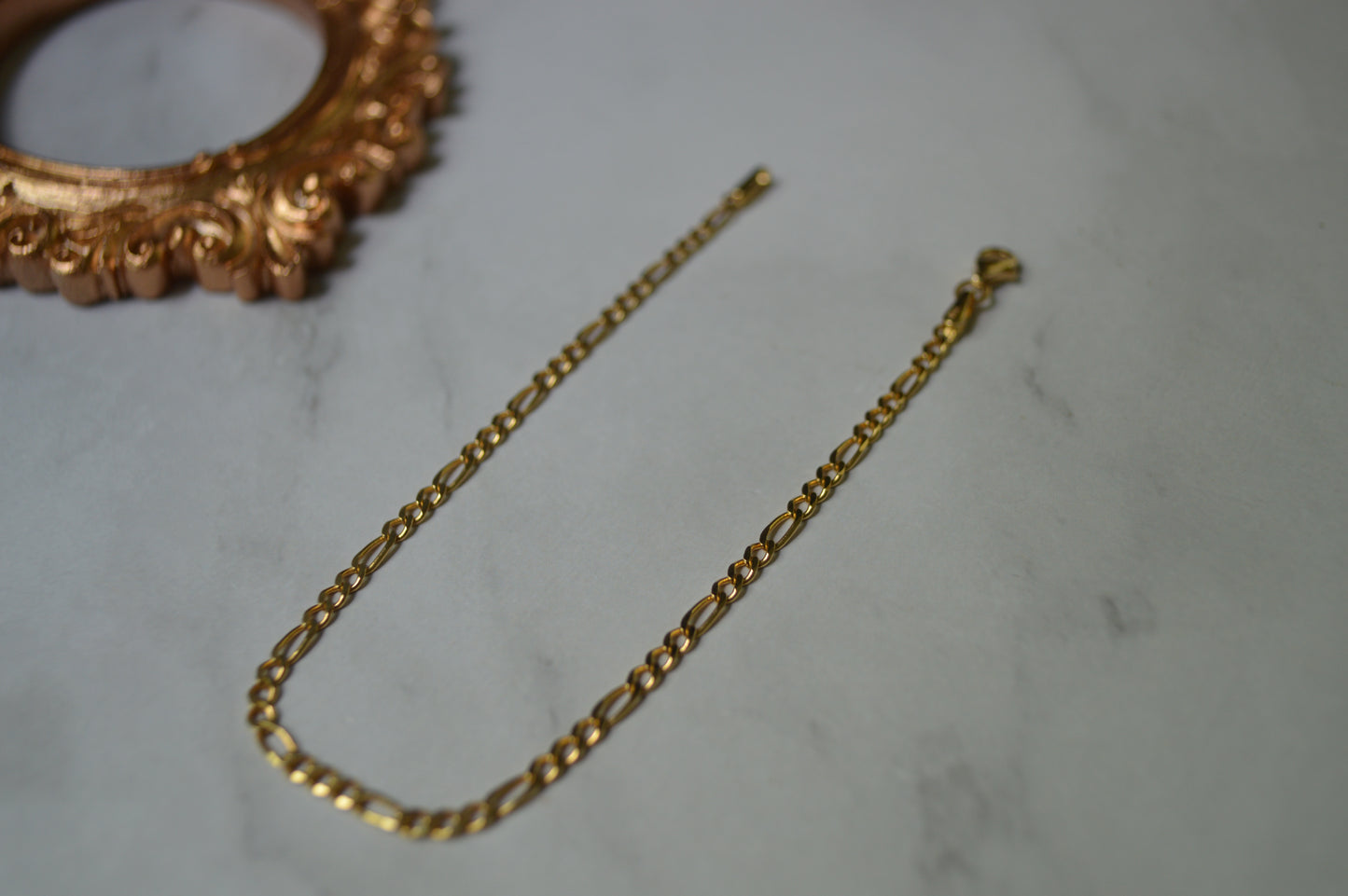 18k Solid Gold Italian Chain Bracelet – 8 Inches