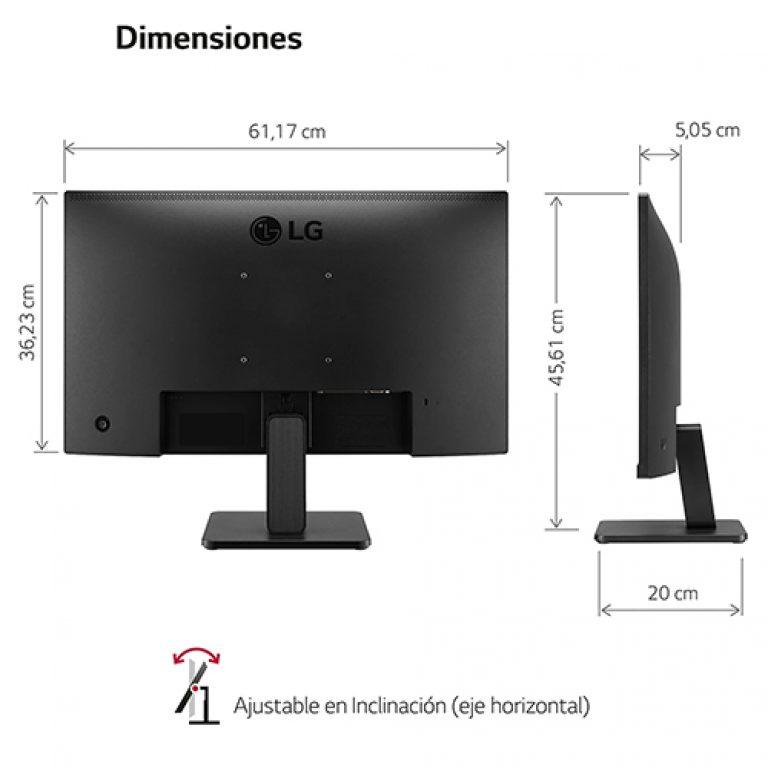 LG 27" FHD 3-Side Borderless IPS 100Hz Monitor with FreeSync™