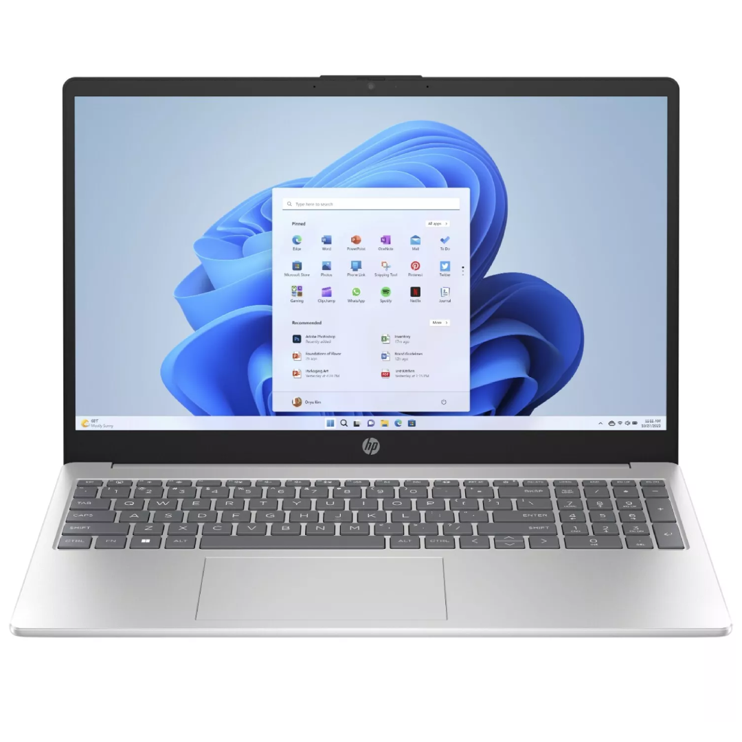 HP 15.6" FHD Notebook Intel i5-1235U 8GB RAM 512GB SSD Natural Silver