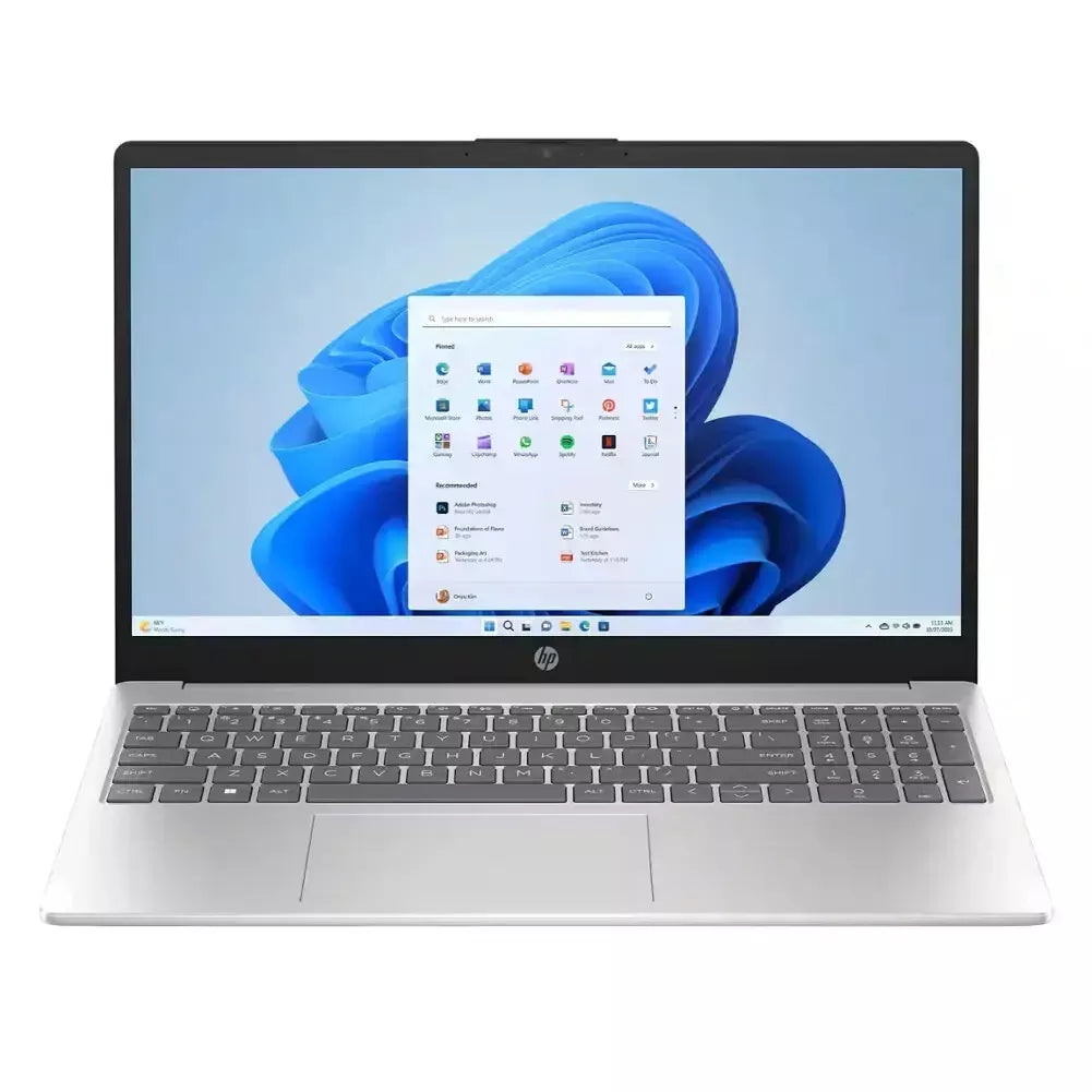 HP 15.6" Touchscreen Laptop – Intel Core i5-1235U, 8GB RAM, 512GB SSD, Silver, Windows 11