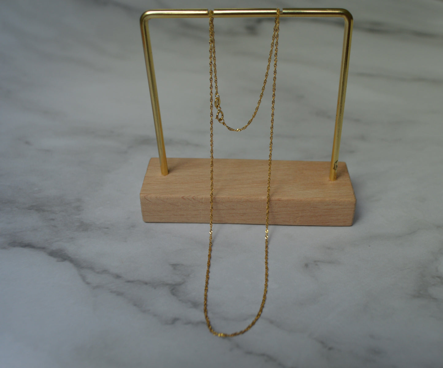 21k Solid Gold Olhi-Design Necklace – 1.58 Grams
