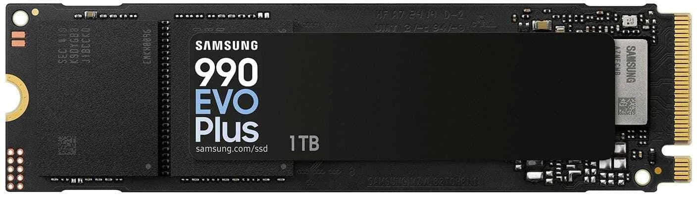 Samsung - 990 EVO PLUS SSD 1TB, PCIe Gen 4x4 | 5x2 M.2 2280, Speeds Up to 7,150 MB/s