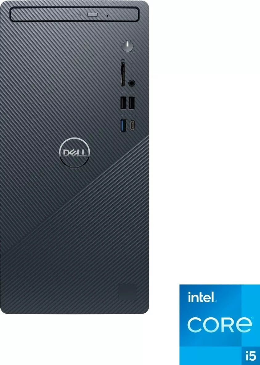 Dell Inspiron Desktop Computer - i5 2.5GHz 16GB RAM 1TB HDD Windows 11- Blue