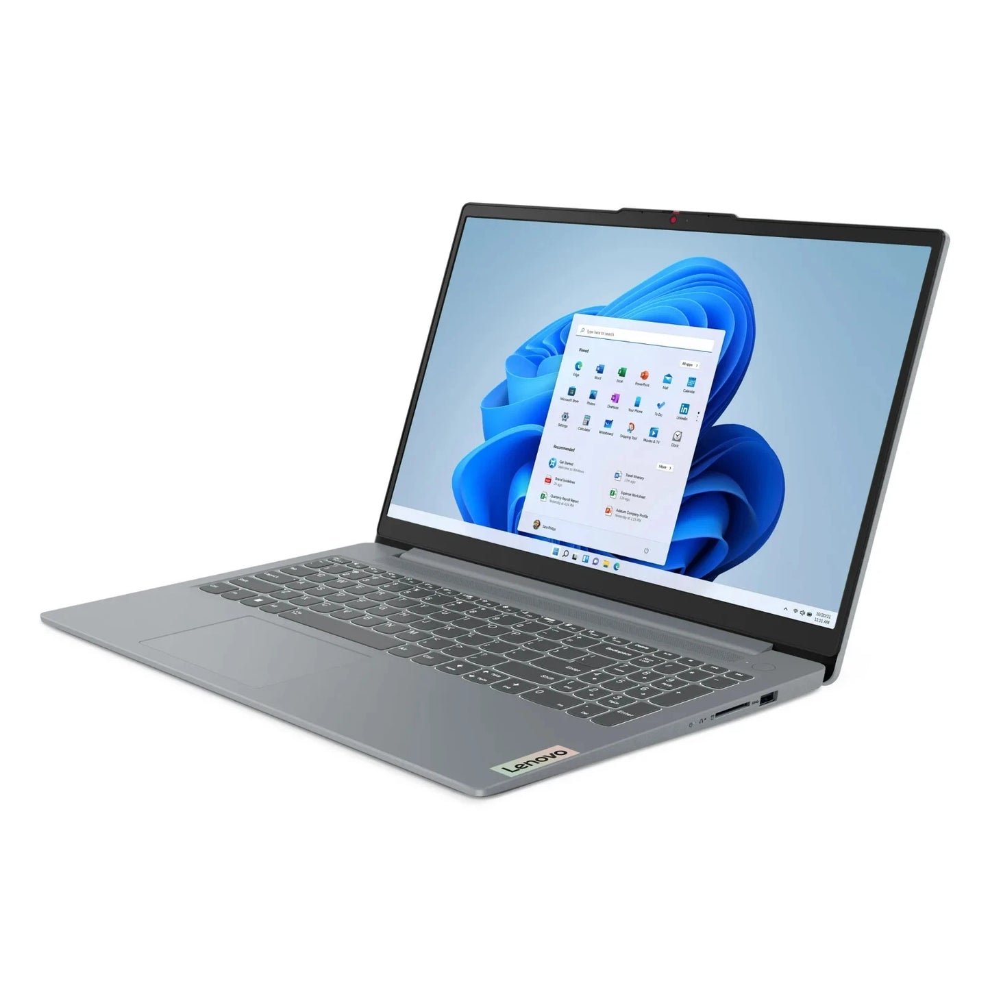 Lenovo IdeaPad Slim 3i – 15.6" FHD Laptop, Intel® Core™ i3-N305, 8GB LPDDR5 RAM, 256GB SSD, Arctic Grey