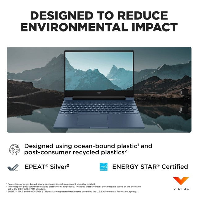 HP - Victus 15.6" Full HD 144Hz Gaming Laptop - Intel Core i5 - 8GB Memory - NVIDIA GeForce RTX 3050 - 512GB SSD - Performance Blue