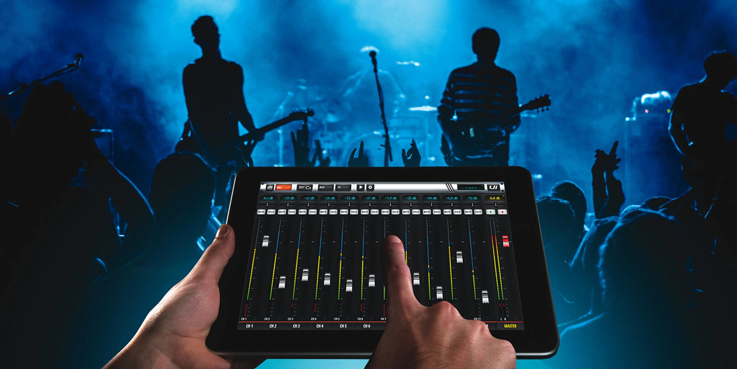 Soundcraft Ui12 – 12-Channel Digital Mixer with Wireless Control