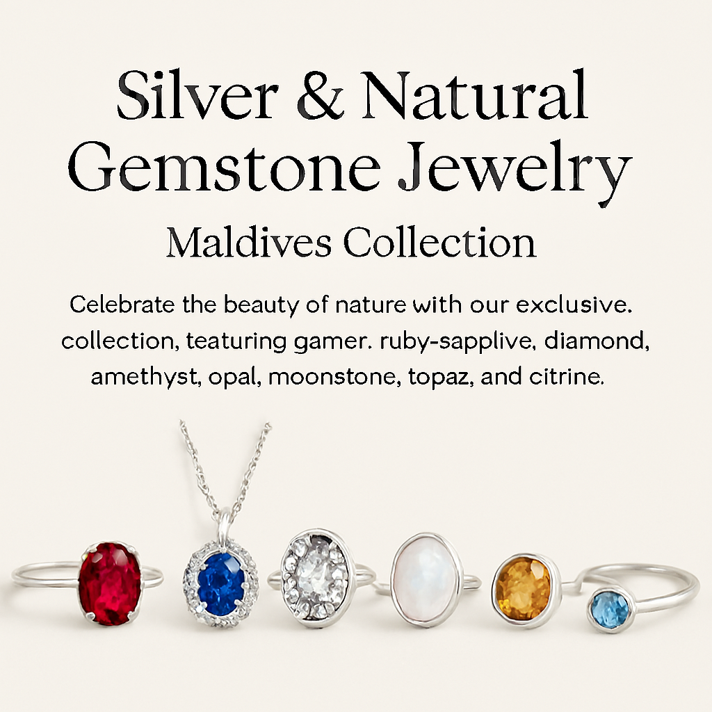 Natural Gems in Silver