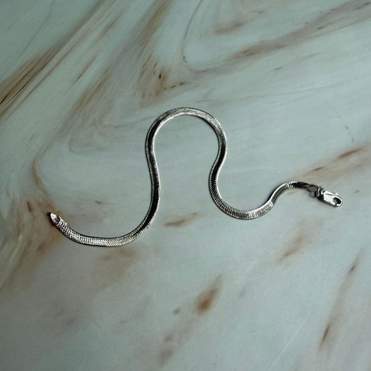 925 Sterling Silver Snake Chain Bracelet