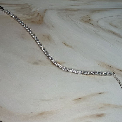 926 sterling silver cubic zirconia  bracelet