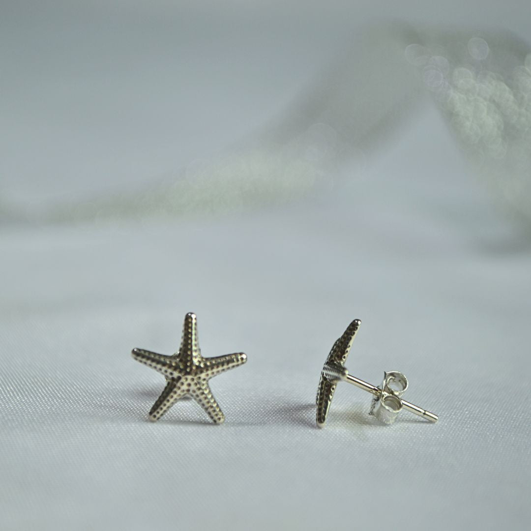 Silver 925 Starfish Glow Earrings