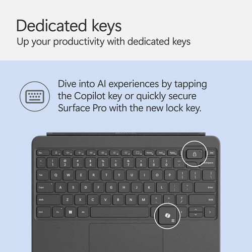 Microsoft 12" Surface Pro Keyboard Cover (Slate)