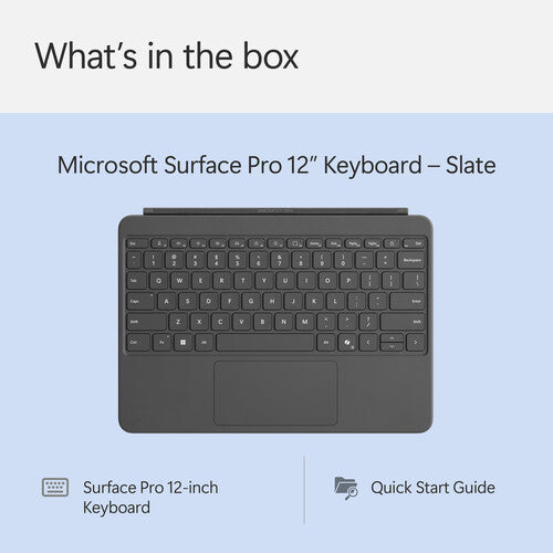 Microsoft 12" Surface Pro Keyboard Cover (Slate)