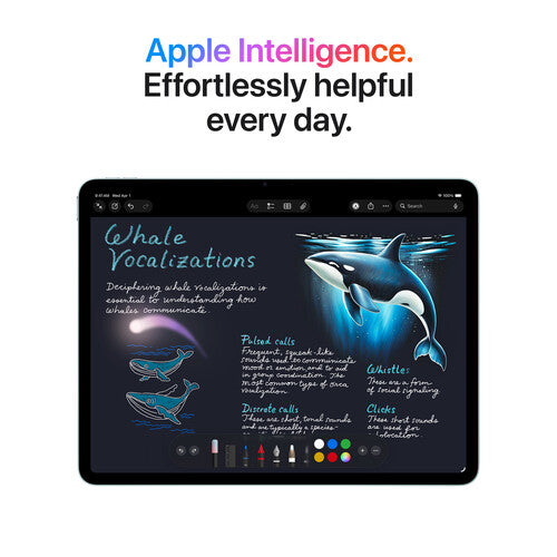 Apple iPad Air 11" M4 Chip Tablet, 12GB RAM, 128GB Storage, Wi‑Fi 7, Liquid Retina Display, iPadOS - Space Gray
