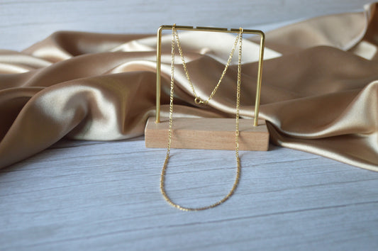 18K Gold Chain Necklace  Italian Design