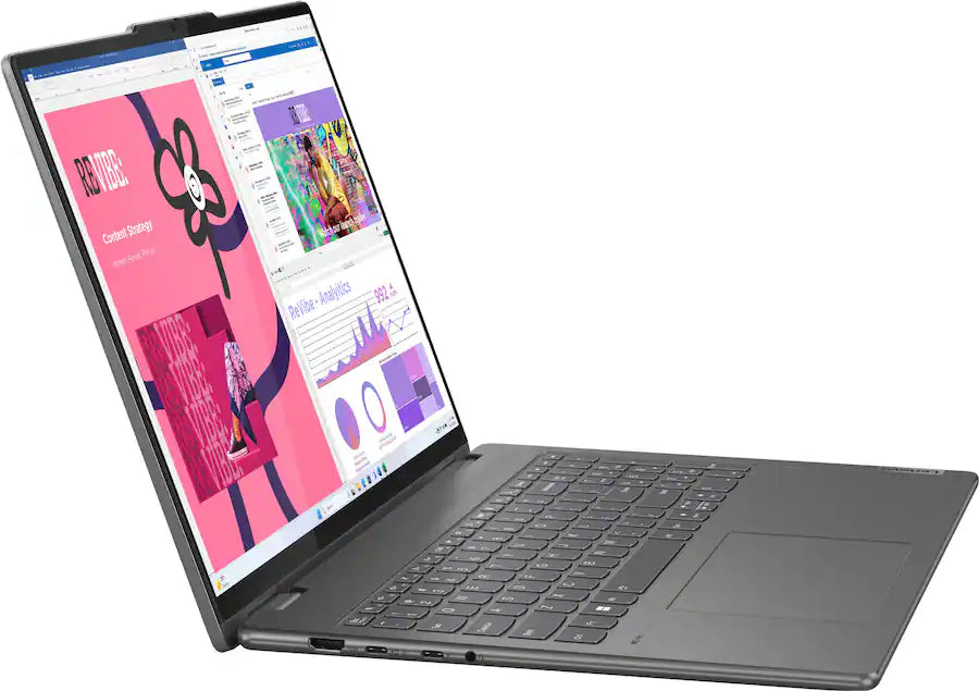 Lenovo - Yoga 7i 2-in-1 16" 2K Touchscreen Laptop - Intel Core Ultra 7 155U  - 16GB Memory - 1TB SSD - Storm Grey