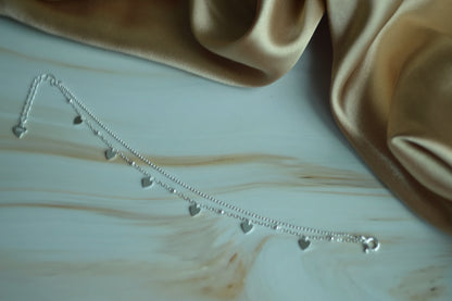 925 Silver Heart Charm Bracelet – Timeless Elegance in Every Detail