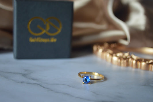 GS0543 18k original gold ring