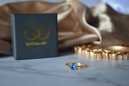 GS0543 18k original gold ring