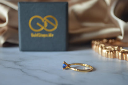 GS0543 18k original gold ring
