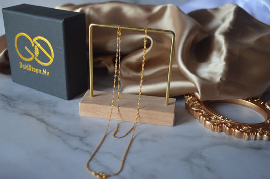 21k Solid Gold Olhi-Design Necklace – 2.89 Grams