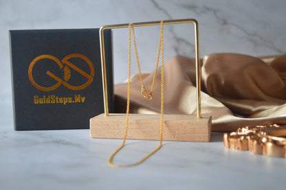 GS0552 22k unique gold chain design necklace