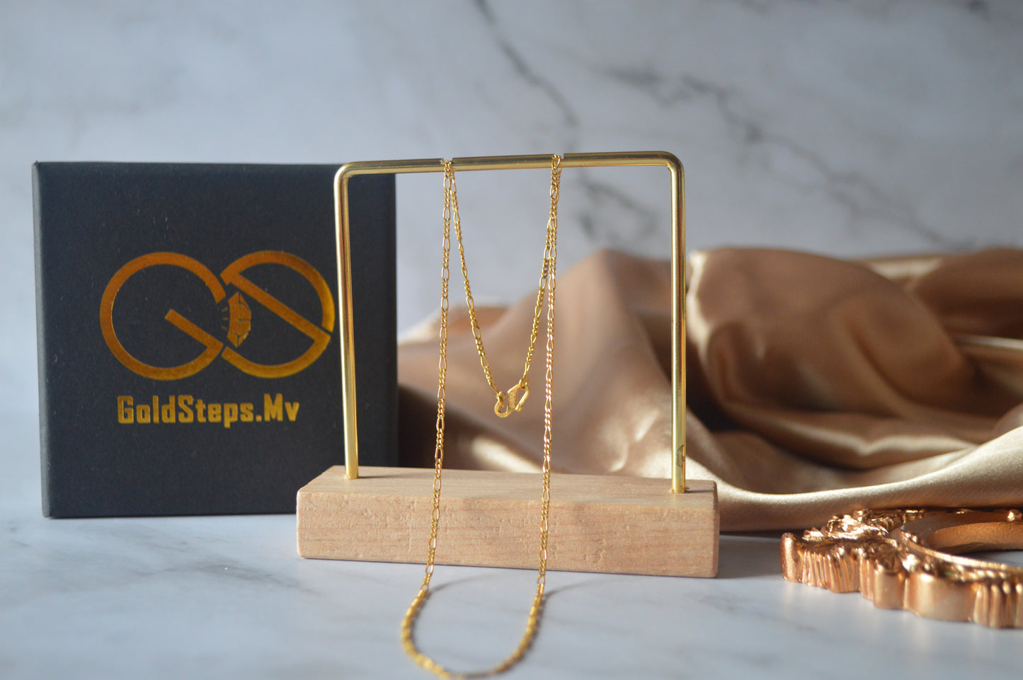 GS0551 original gold 22k unique chain design necklace