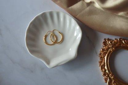 GS0556 18k gold hoop 1.7  cm daimeter