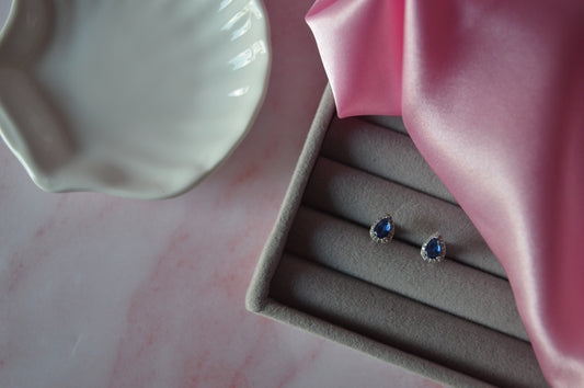 Silver 925 Teardrop Earrings for Women