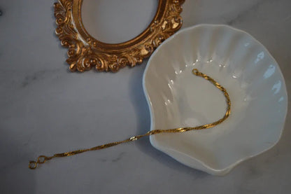 GS0459 18k original gold  olhi design bracelet