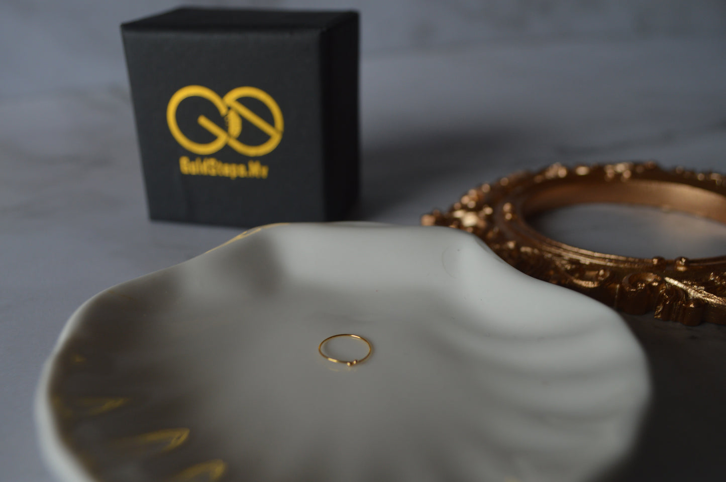 GS0517 , 16 gold nose ring