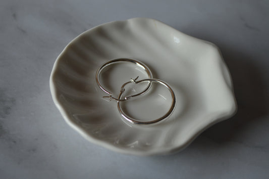 925 sterling silver  hoop earring